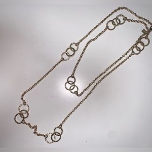 Banana Republic Gold Tone Layered Necklace